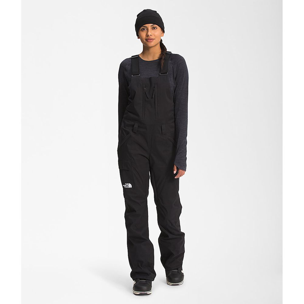 The North Face Ski Pants Womens Australia - The North Face Freedom Bib Black Dryvent (DFS-374028)